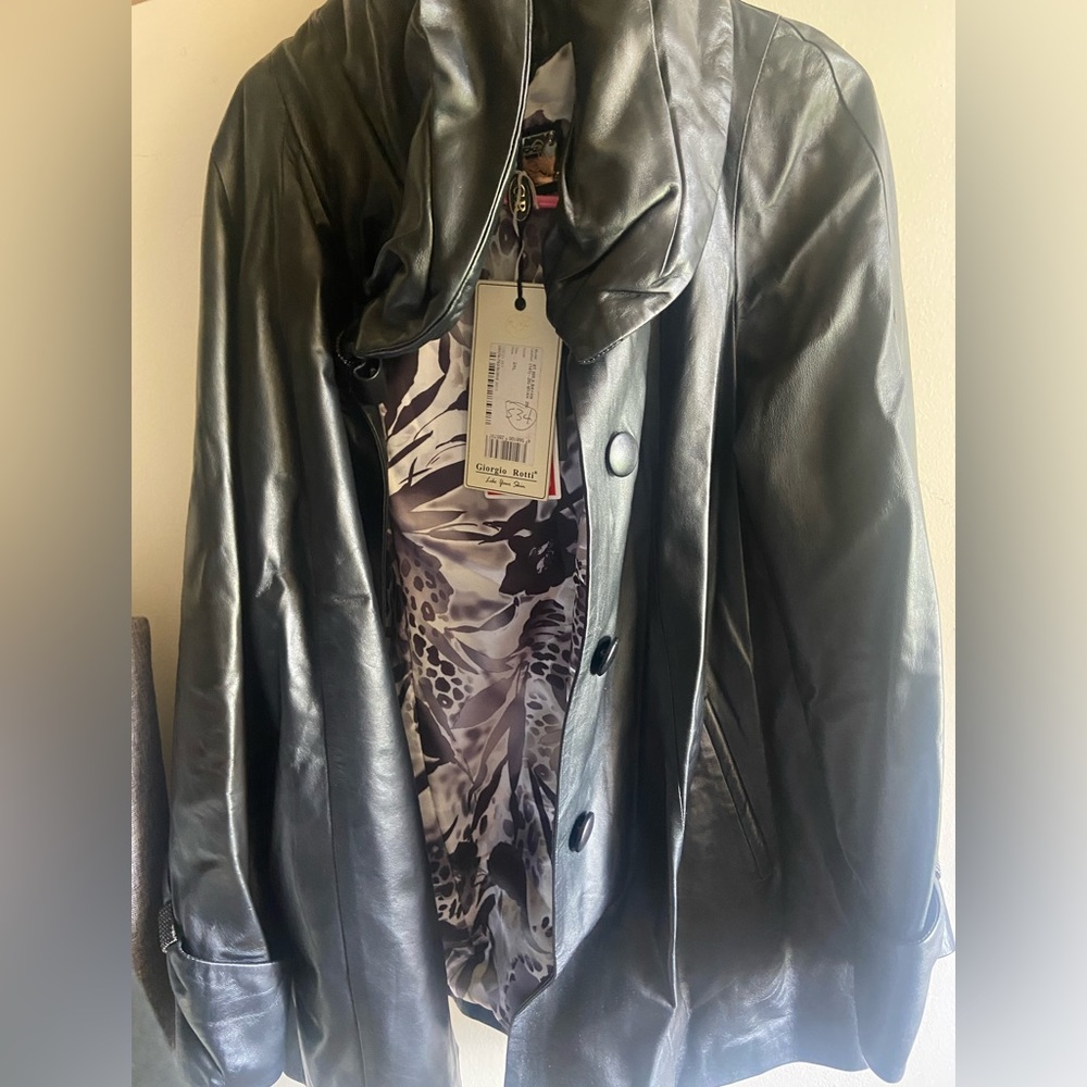 Giorgio Rotti Leather Jacket Brand New